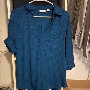 3/4 sleeve work blouse